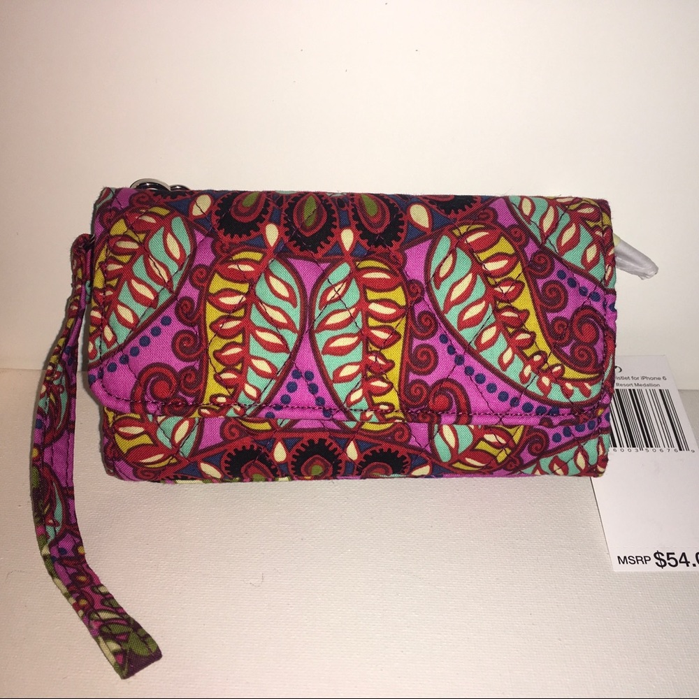 $54 NWT Vera Bradley Smartphone Wristlet & ⁉️🎁!